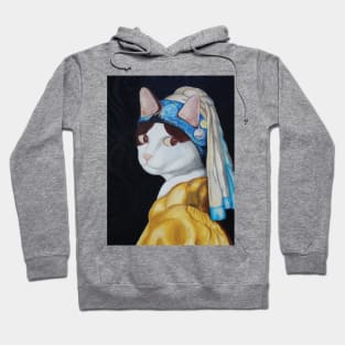 Davinci with a pearl earring Hoodie